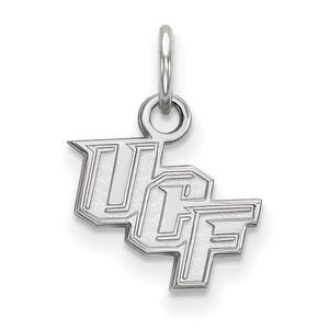 Sterling Silver Central Florida XS (Tiny) 'UCF' Charm or Pendant